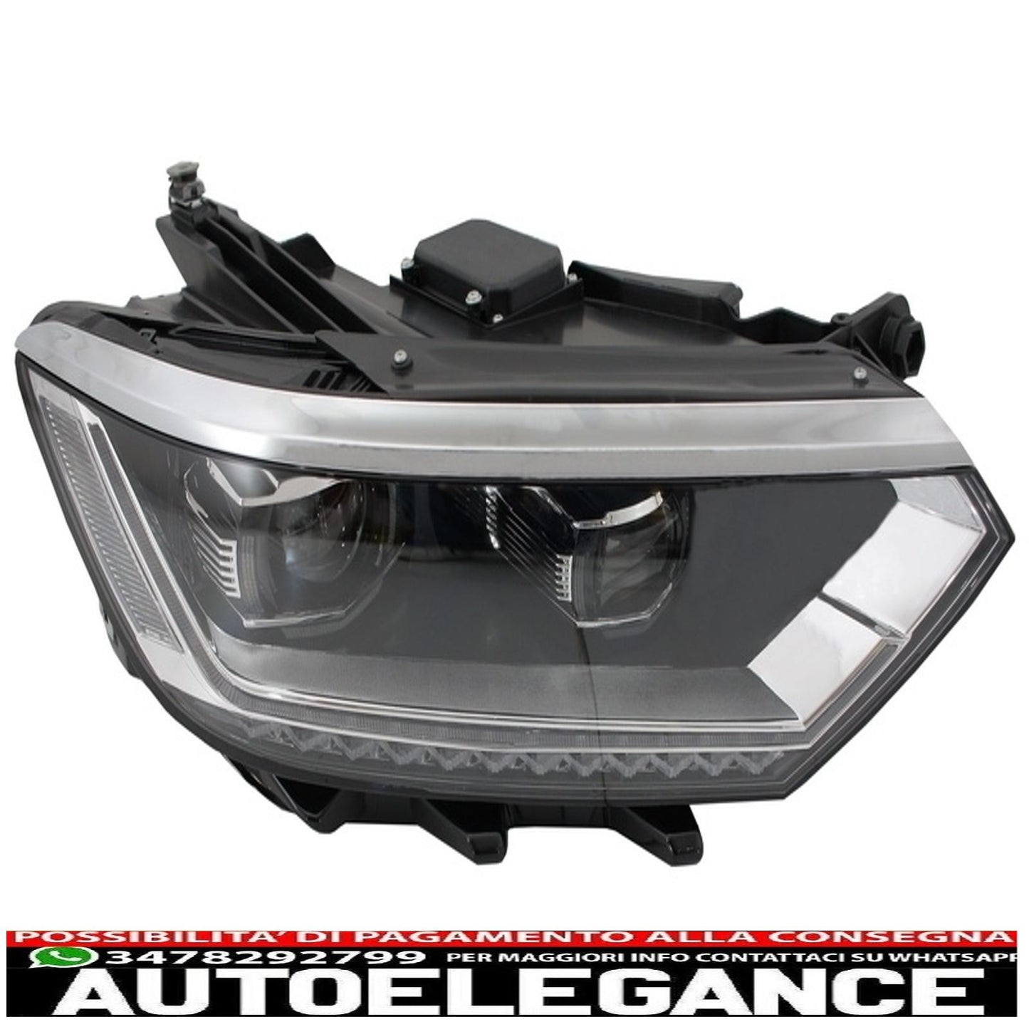 full led headlights with led rear lights suitable for vw passat b8 3g (2014-2019) matrix r line with sequential dynamic cornering lights