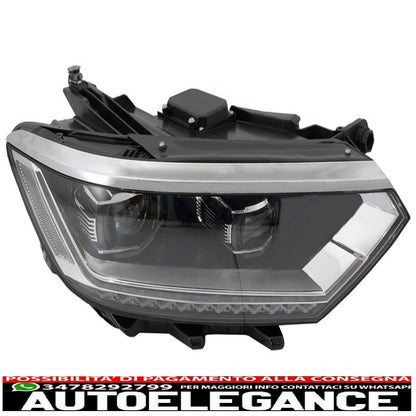 full led headlights with led rear lights suitable for vw passat b8 3g (2014-2019) matrix r line with sequential dynamic cornering lights
