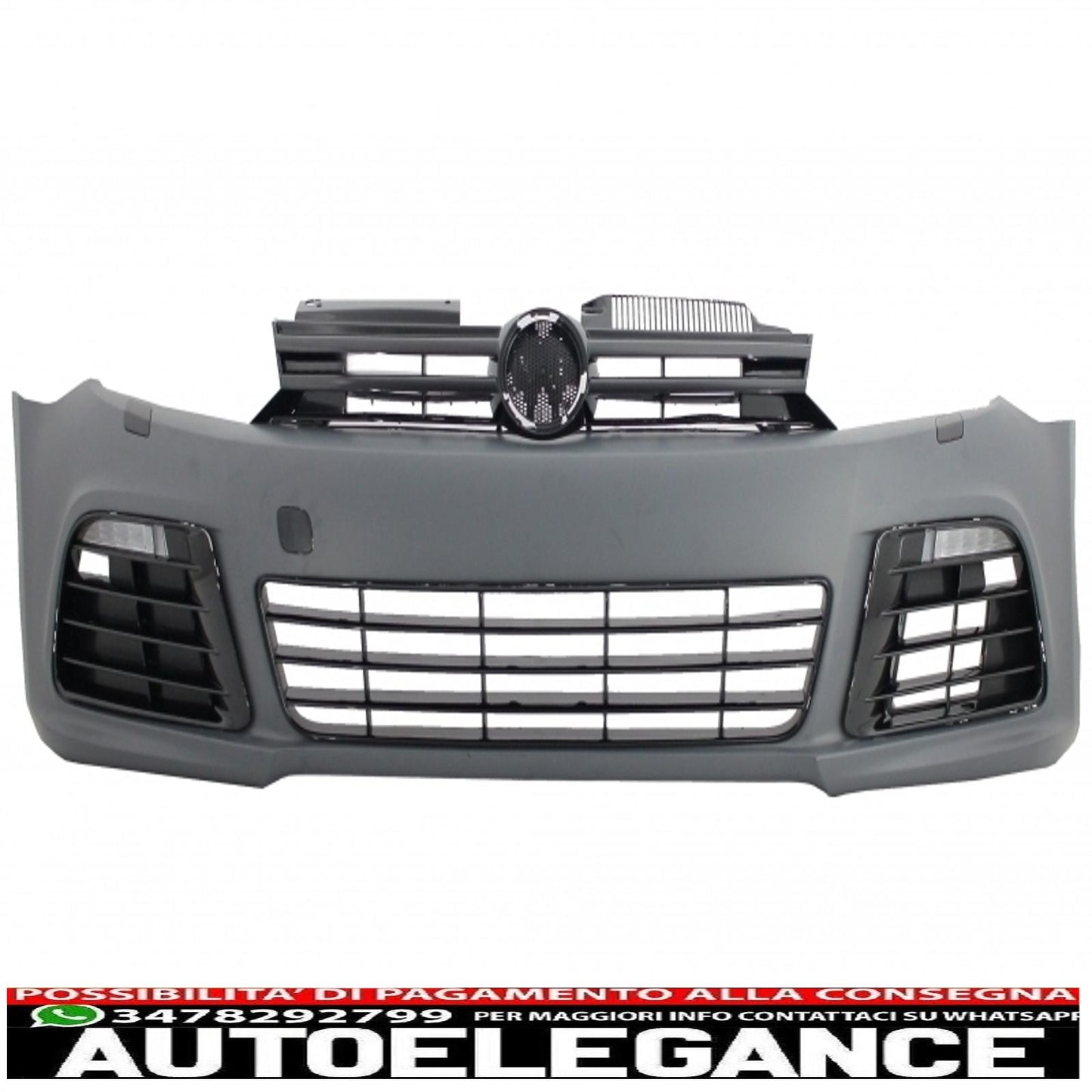 complete body kit suitable for vw golf vi 6 mk6 (2008-2013) r20 design with led headlights and rear lights dynamic cornering light 