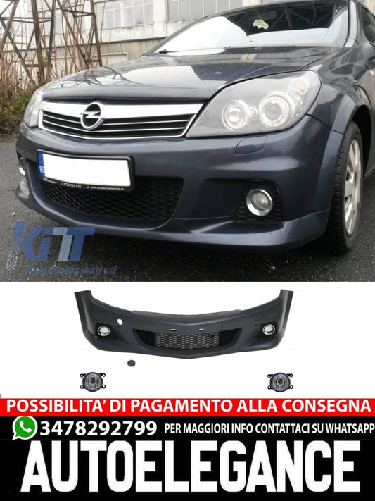 Front bumper suitable for Opel Astra H (2004-2009) OPC Design with fog lights