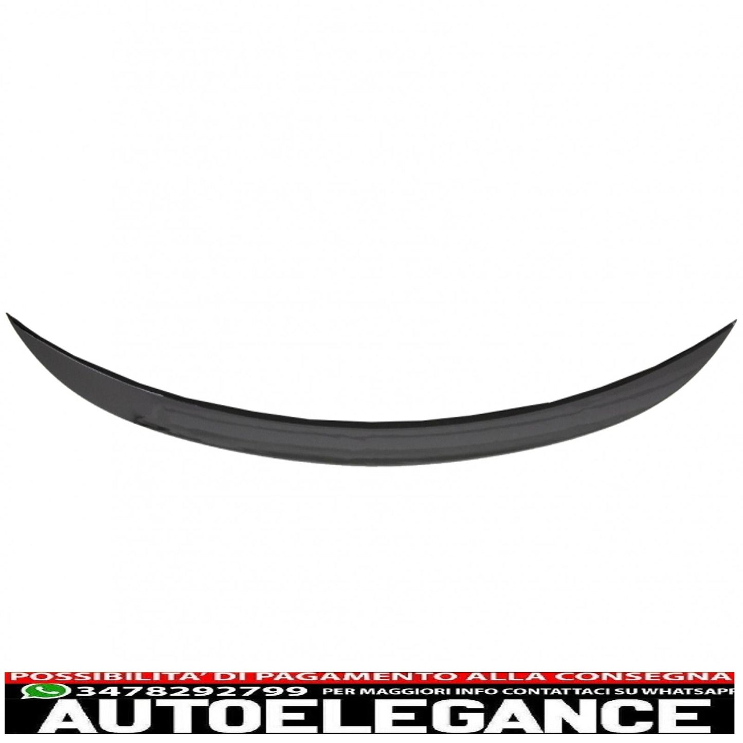 Boot Spoiler Suitable For Mercedes GLC Coupe C253 (2015-up) Piano Black 