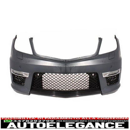 body kit suitable for mercedes c-class w204 facelift c63 t-modell s204 estate wagon estate with single frame front grille sport piano black 