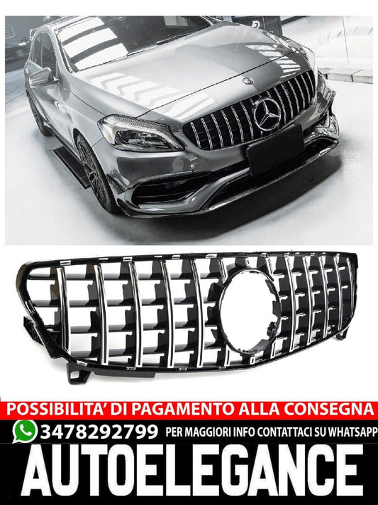 For Mercedes W176 FACELIFT PANAMERICANA AMG GT OPTIK Sports Grille 
