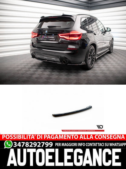 SPLITTER POSTERIORE CENTRALE compatibile per  BMW X3 G01   (2017-2021)