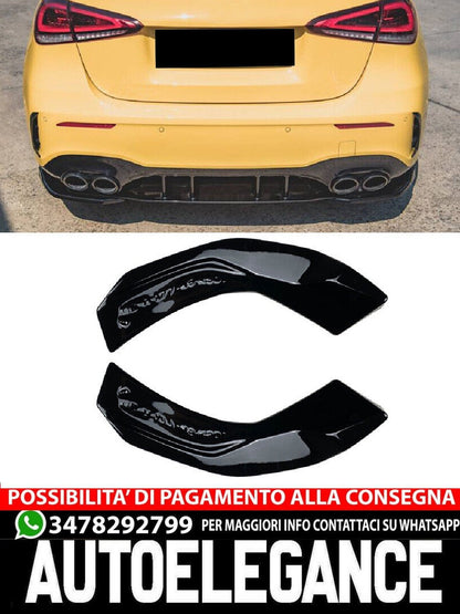 FOR MERCEDES W177 A35+A45 SIDES SPLITTER SPOILER DIFFUSER APRON 