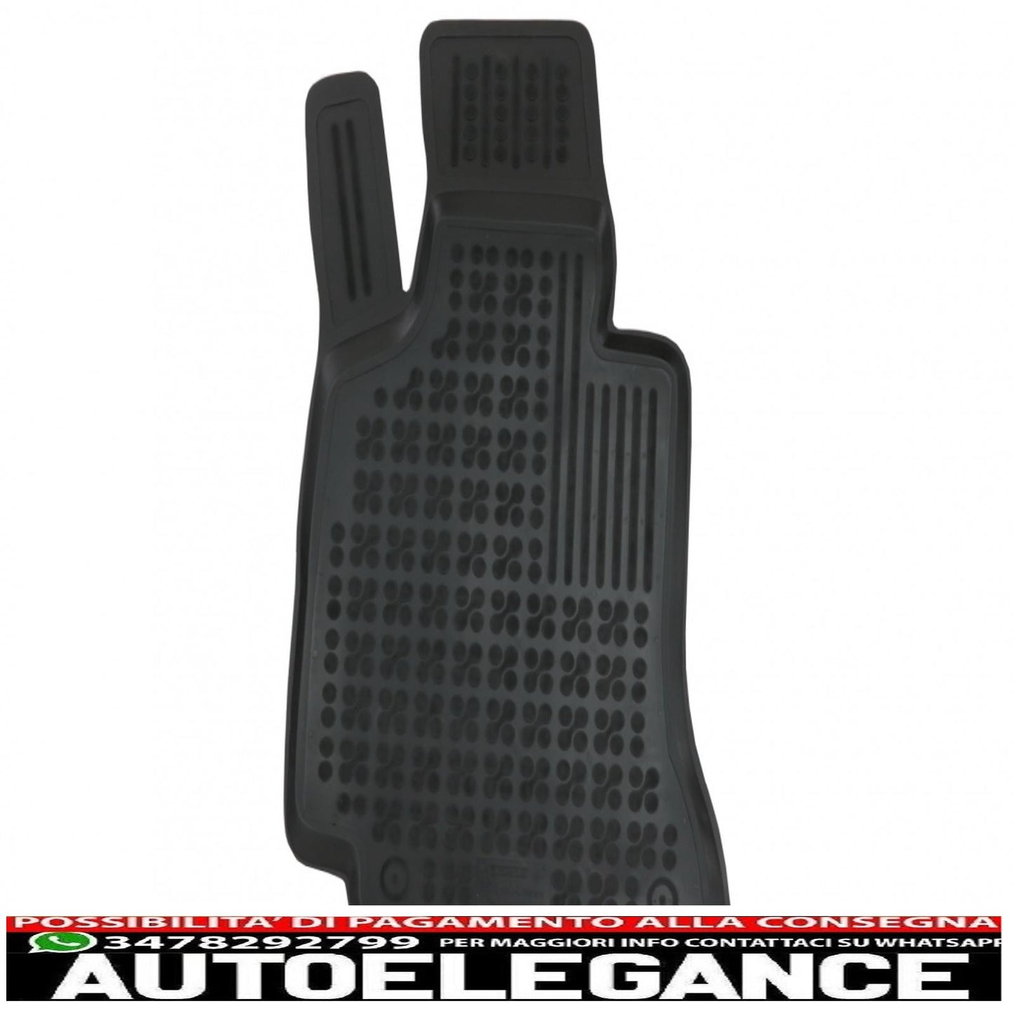Black rubber mat suitable for mercedes c class w205 limousine s205 station wagon (2014-)