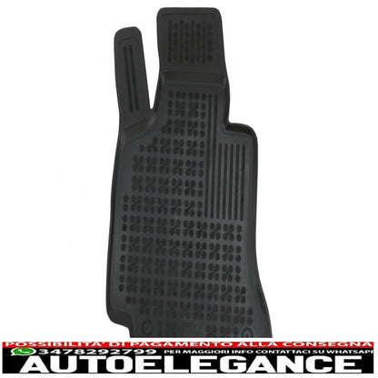 Black rubber mat suitable for mercedes c class w205 limousine s205 station wagon (2014-)