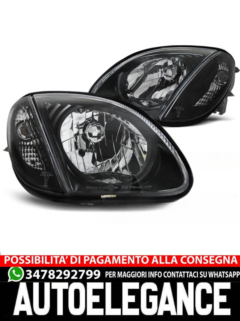 FARI NERI per MERCEDES R170 SLK 04.96-04
