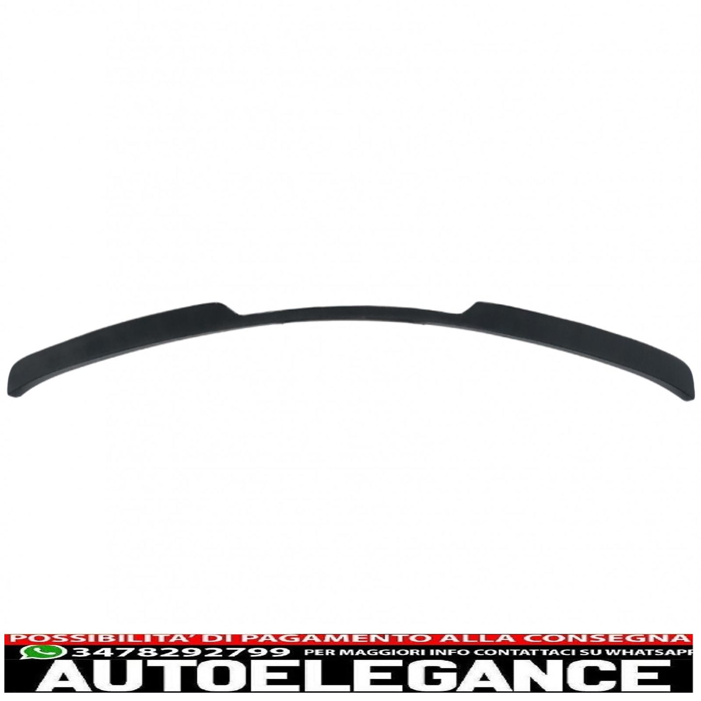 trunk spoiler suitable for audi q8 suv (2018-up) sport design piano black