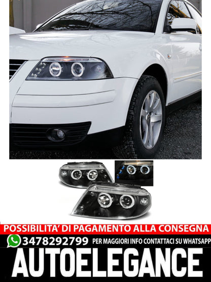 FARI ANGEL EYES NERO ADATTI COMPATIBILI PER VW PASSAT 3BG 09.00-03.05