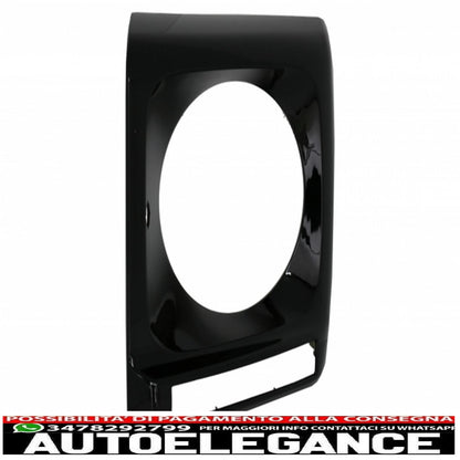 Copri fari neri adatti per mercedes classe g w463 (1989-2018) design g65 AUTOELEGANCERICAMBI