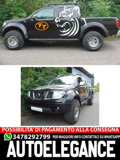 KIT ESTENSIONE PARAFANGO PER NISSAN NAVARA D40 ( 2005-2010 )