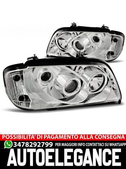 FARI CROMATI per MERCEDES W202 Classe C 06.93-06.00