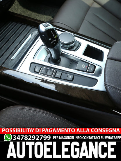 For BMW X5 F15 and X6 F16 center console gear shift panel chrome frame 