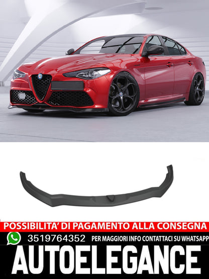 Splitter sottoparaurti con ABE adatto per Alfa Romeo Giulia (952) Veloce