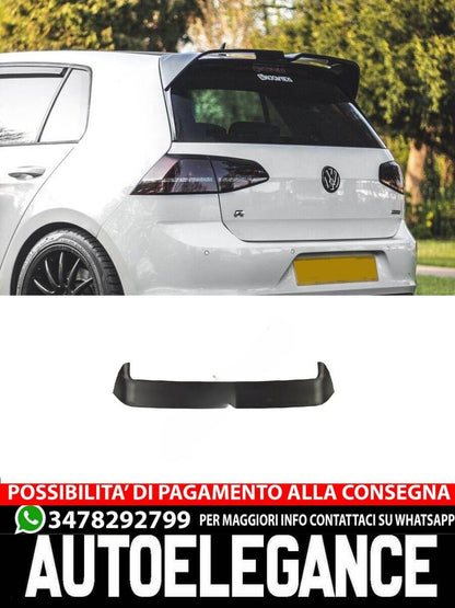 SPOILER SUL TETTO Hatchback tuning ABS nero opaco per VW Golf 7 3D 5D 2012-2020
