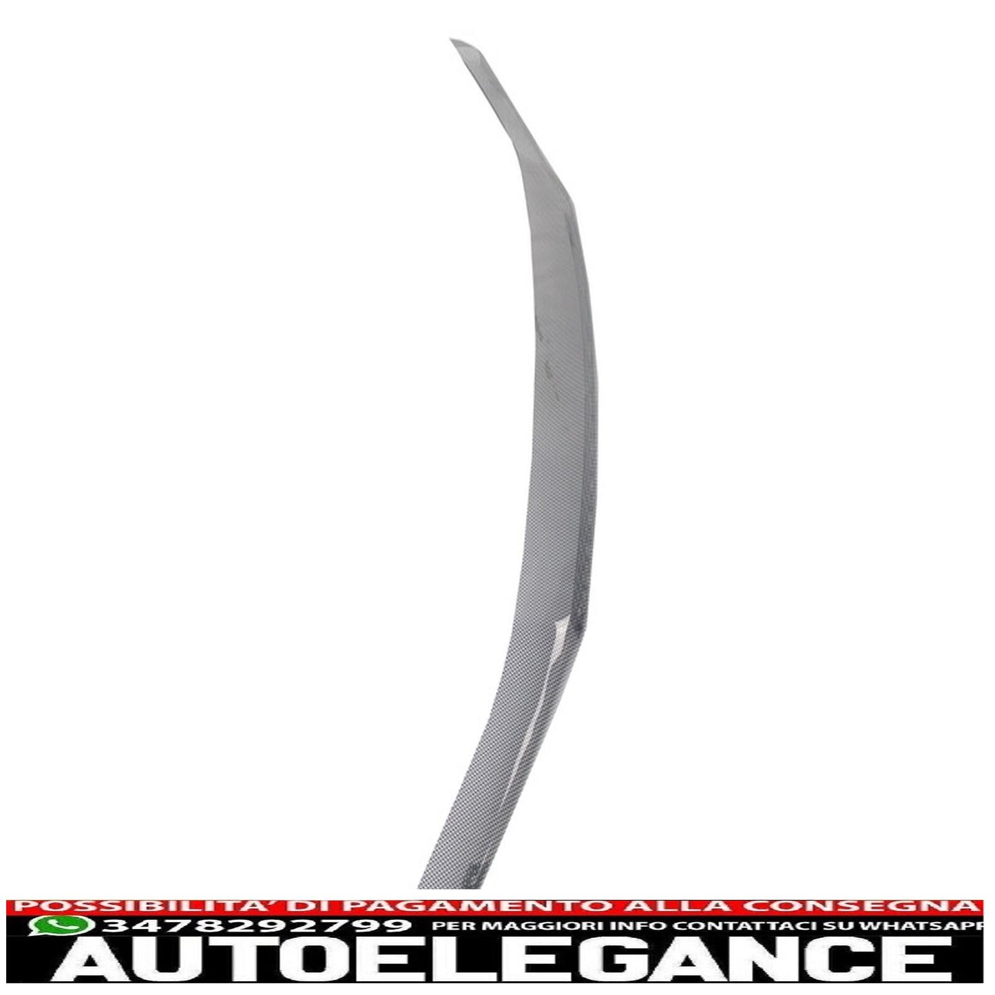 Bonnet protection sand deflector suitable for Dacia Duster (2009-up) Nissan Terrano (2014-up) carbon design