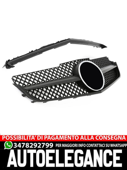 Griglia sportiva per Mercedes W207 E Coupe Cabrio Matt Black AMG LOOK