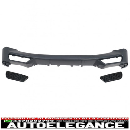 Front bumper spoiler lip extension for smart fortwo 453 (2014-2019)