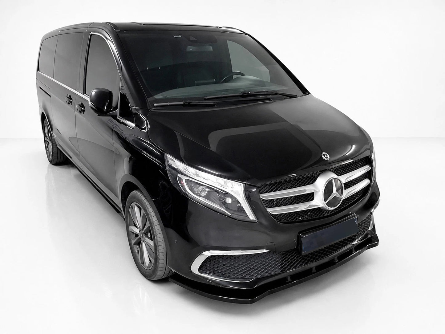 👉Splitter Anteriore Mercedes Classe V W447 Facelift 2019+ Nero Lucido👈