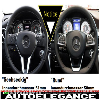 anello volante 51mm rosso tuning per mercedes a b c cla gle glc-mostra il titolo originaletesto originalelenkrad ring 51mm rot tuning für mercedes a b c cla gle glc AUTOELEGANCERICAMBI
