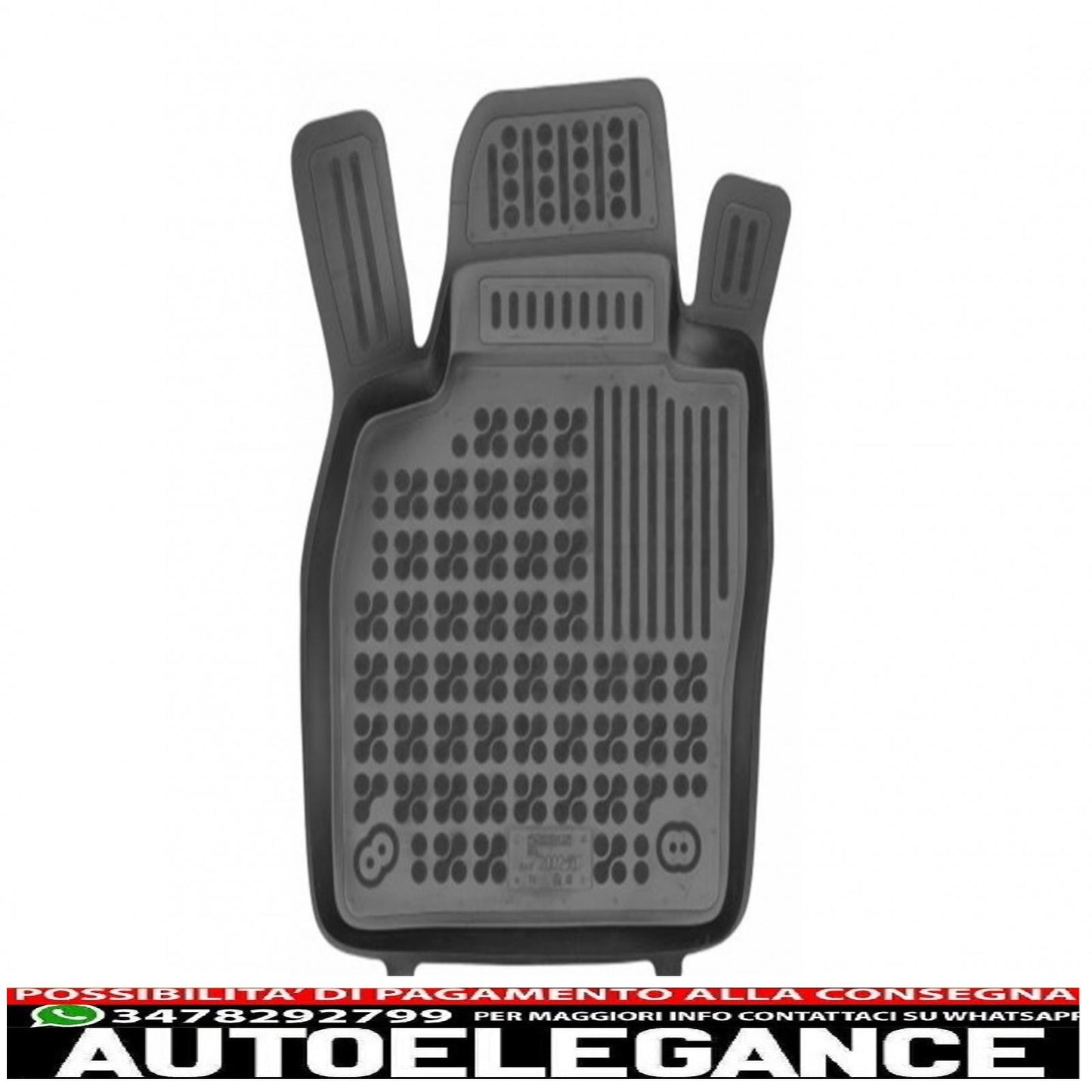 Rubber car mats suitable for skoda scala (2019-) kamiq (2019-)