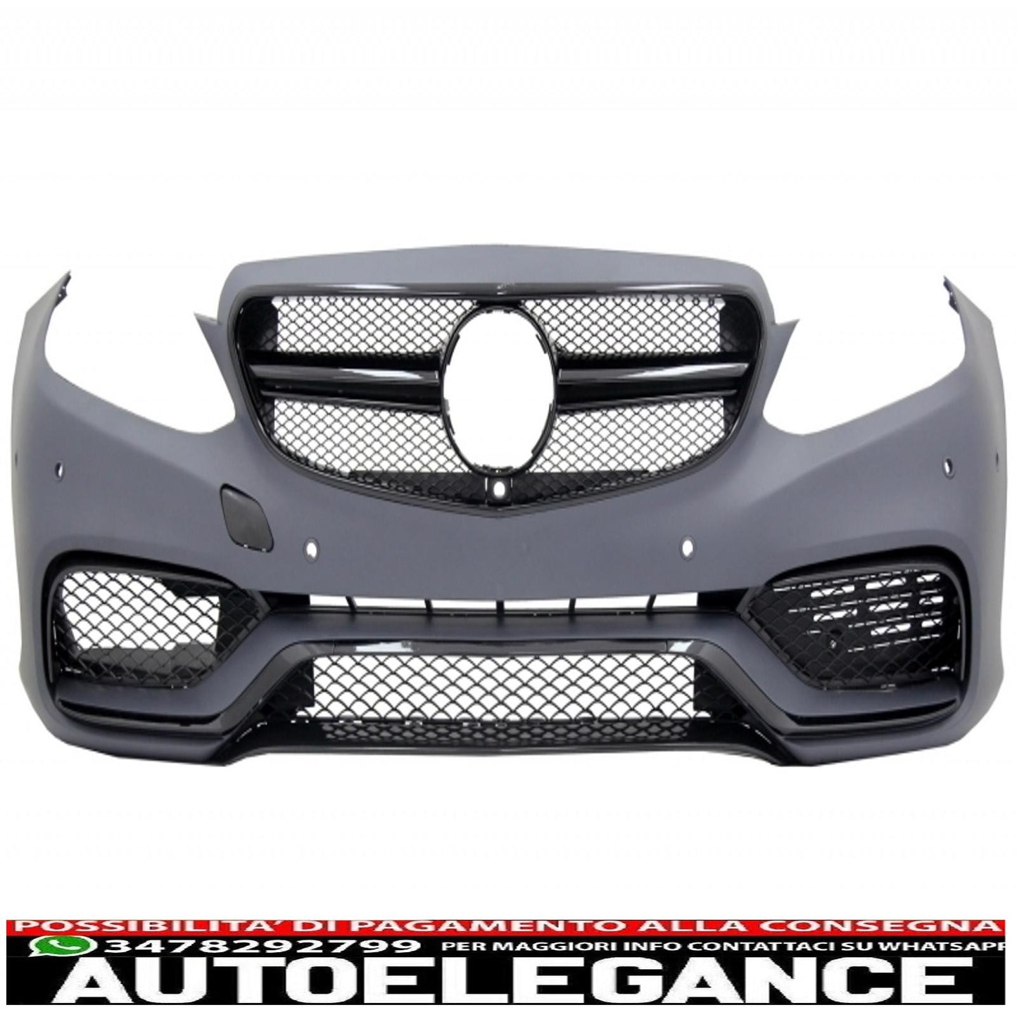 body kit suitable for mercedes e-class w212 facelift (2013-2016) with e63 a-design edition glossy black exhaust tips