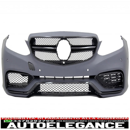 body kit suitable for mercedes e-class w212 facelift (2013-2016) with e63 a-design edition glossy black exhaust tips
