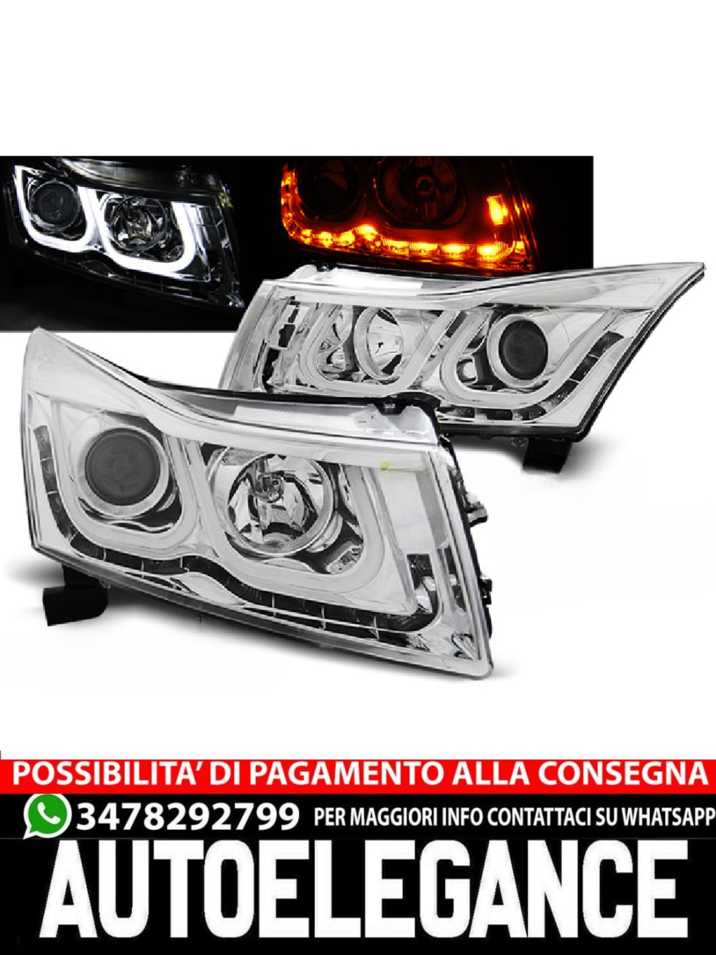 CHEVROLET CRUZE 09-12 TUBO LUCE CROMO