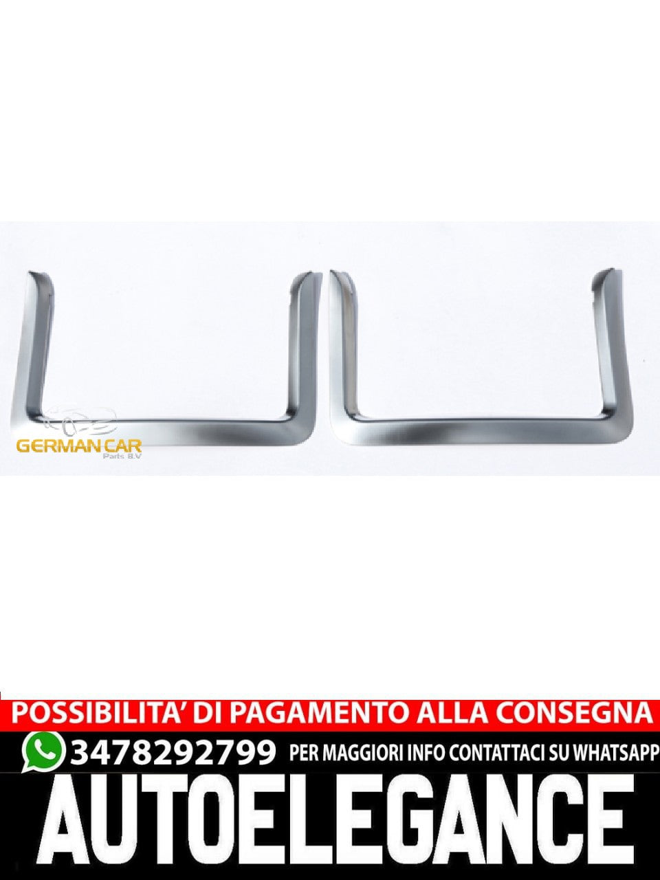 Per BMW Serie 3 F30 e F31 telaio cromato posteriore (da) sedili conducente