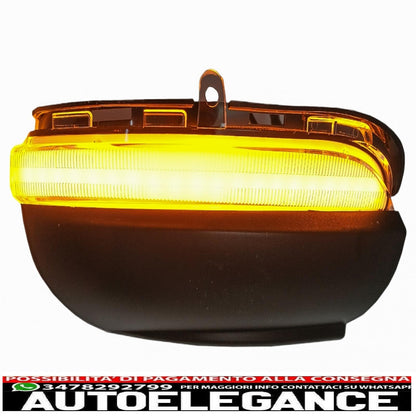 osram dynamic full led mirror turn signals ledriving dmi suitable for vw golf vi (10.2008-08.2012) touran i (05.2010-05.2015) white 