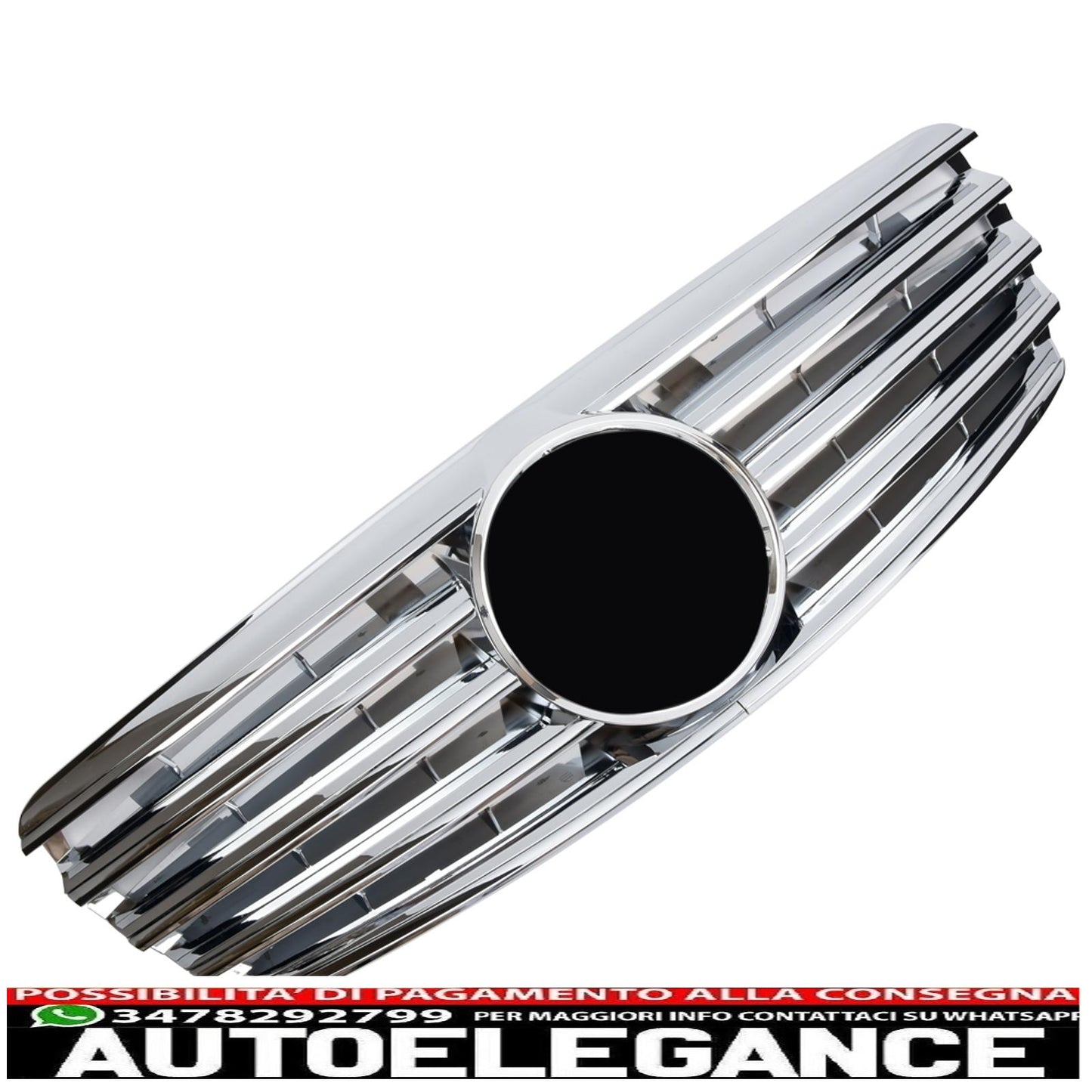 griglia sport griglia radiatore adatto per mercedes w211 s211 e 2002-04/2006 cromo-mostra il titolo originaletesto originalegrill sport kühlergrill passt für mercedes w211 s211 e 2002-04/2006 chrom