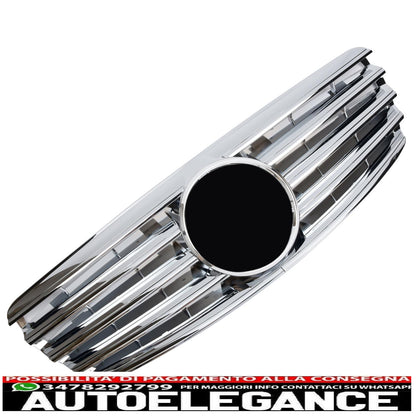 griglia sport griglia radiatore adatto per mercedes w211 s211 e 2002-04/2006 cromo-mostra il titolo originaletesto originalegrill sport kühlergrill passt für mercedes w211 s211 e 2002-04/2006 chrom