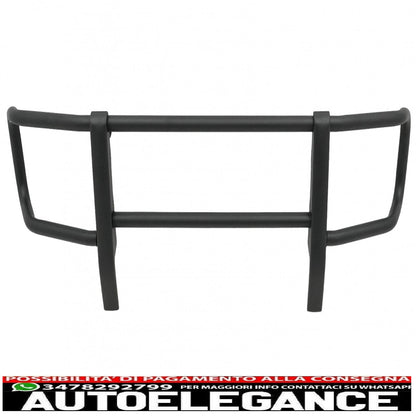 Bullbar adatto per mercedes classe g w463 (1989-2018) nero solo per paraurti g63 g65 AUTOELEGANCERICAMBI