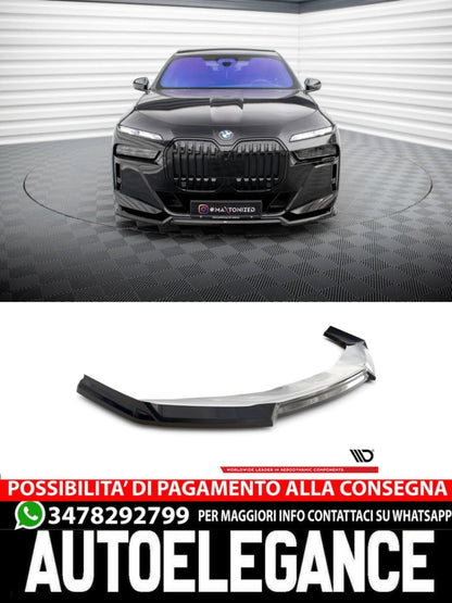 SPLITTER ANTERIORE V.3 adatto per  BMW 7 M-PACK / M760E G70  2022 -