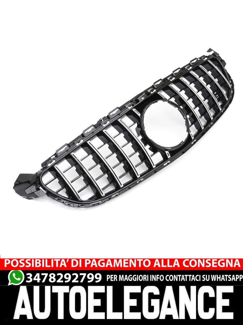 Grille for Mercedes W205 C63 AMG PANAMERICANA (C63 ONLY) 