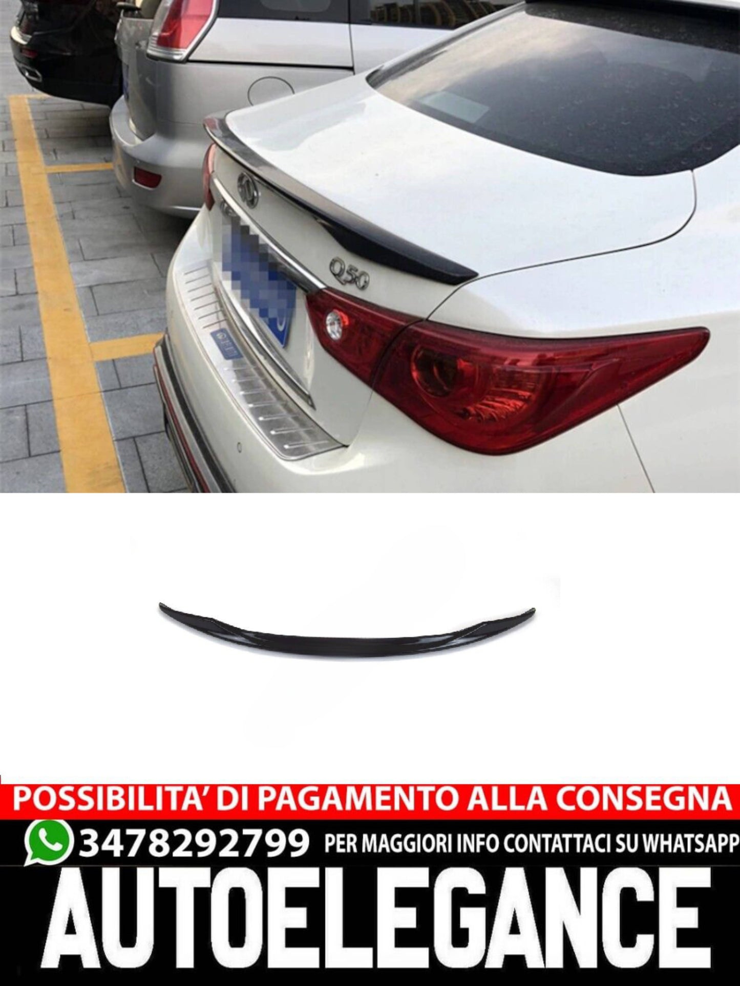 SPOILER adatto per Infiniti Q50 2013+