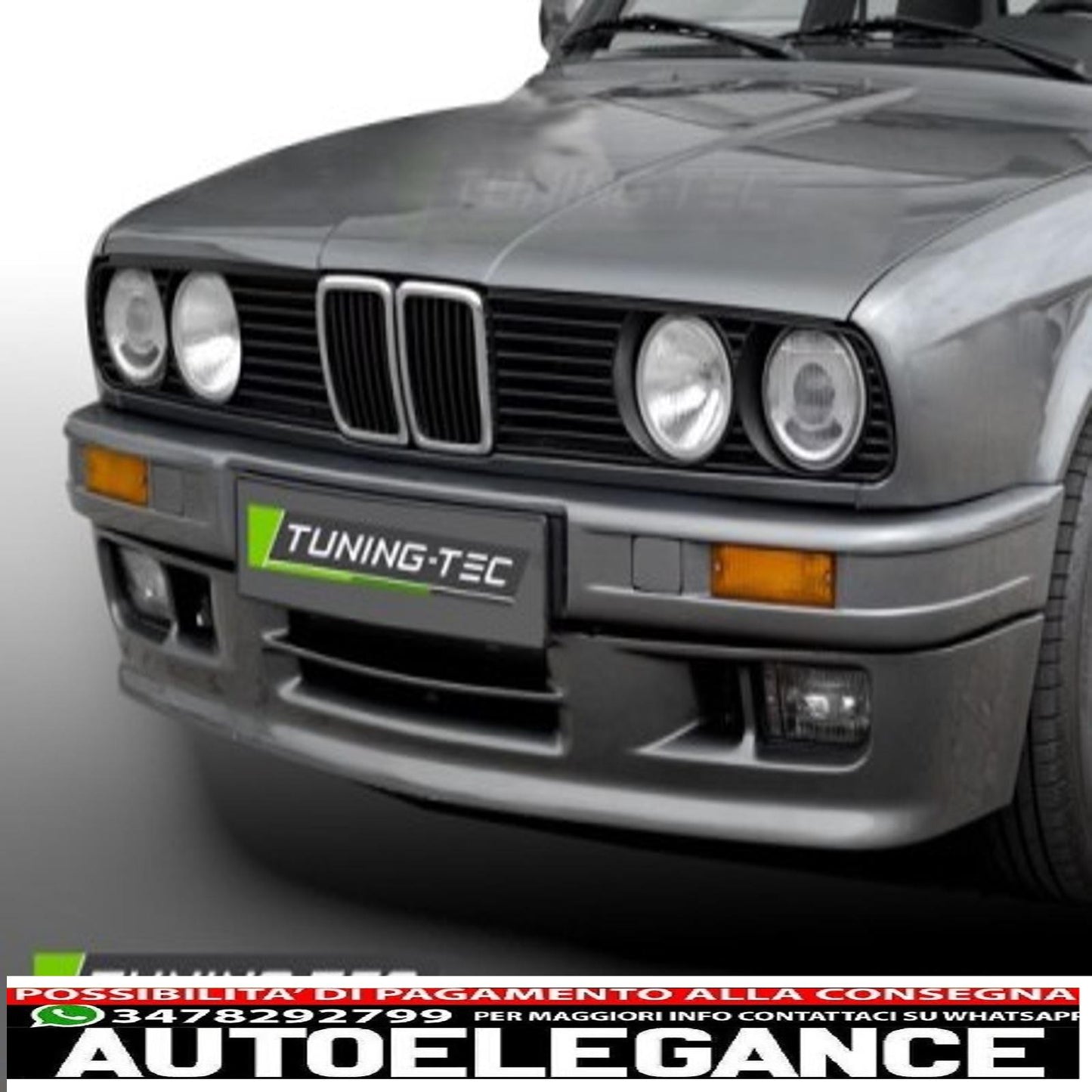 Sport Style 2 Front Bumper for BMW E30 82-90