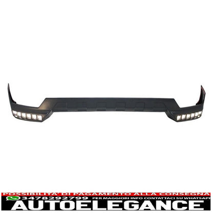 Front bumper spoiler led extension drl suitable for mercedes g class w463 (1989-2017) 