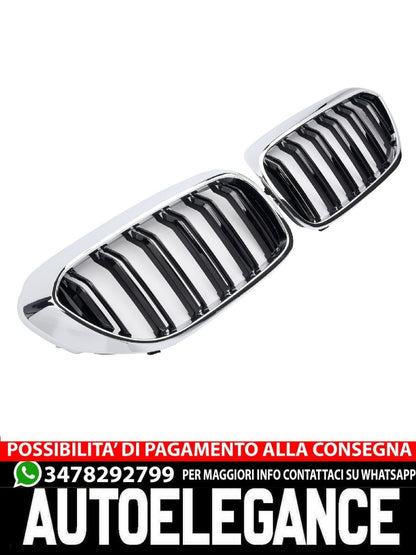 GRIGLIA PER BMW SERIE 5 G30 G31 SPORT NERA CROMATA
