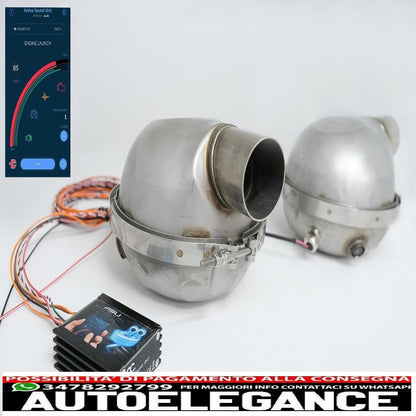 sistema audio attivo adatto per mercedes classe g w463 (1989-2018) g500 g55 g63 g65 e qualsiasi auto con suono del motore can-bus v8