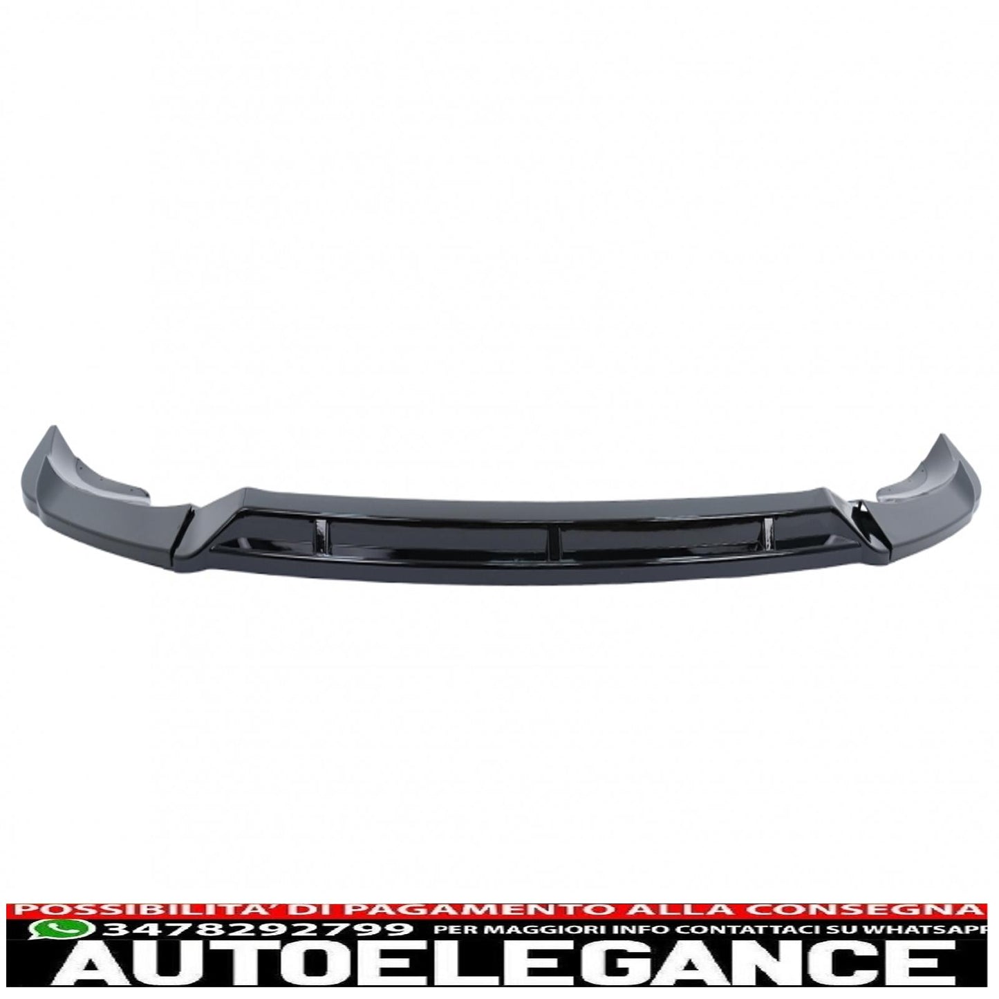 Front Bumper Spoiler Lip Fit For BMW X5 G05 M Package (2018-up) M Sport Piano Black