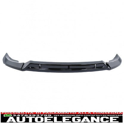 Front Bumper Spoiler Lip Fit For BMW X5 G05 M Package (2018-up) M Sport Piano Black
