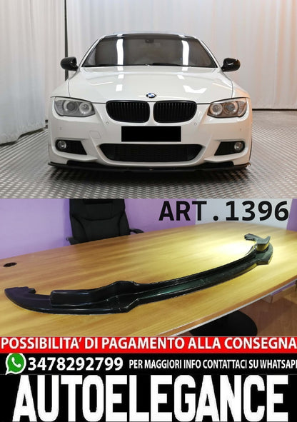 SPLITTER ADATTO PER BMW SERIE 3 E92 E93 2009-2013 MSPORT NERO LUCIDO