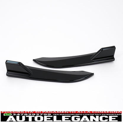 alette paraurti posteriori alette laterali flic adatte per bmw serie 3 f30 f31 (2011-2019) pianoforte nero AUTOELEGANCERICAMBI