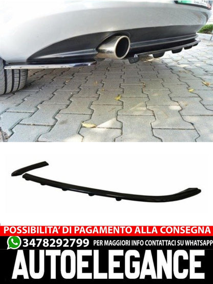 SPLITTER POSTERIORE CENTRALE ADATTO PER ALFA ROMEO 159 2005-2011 (CON BARRE VERTICALI)