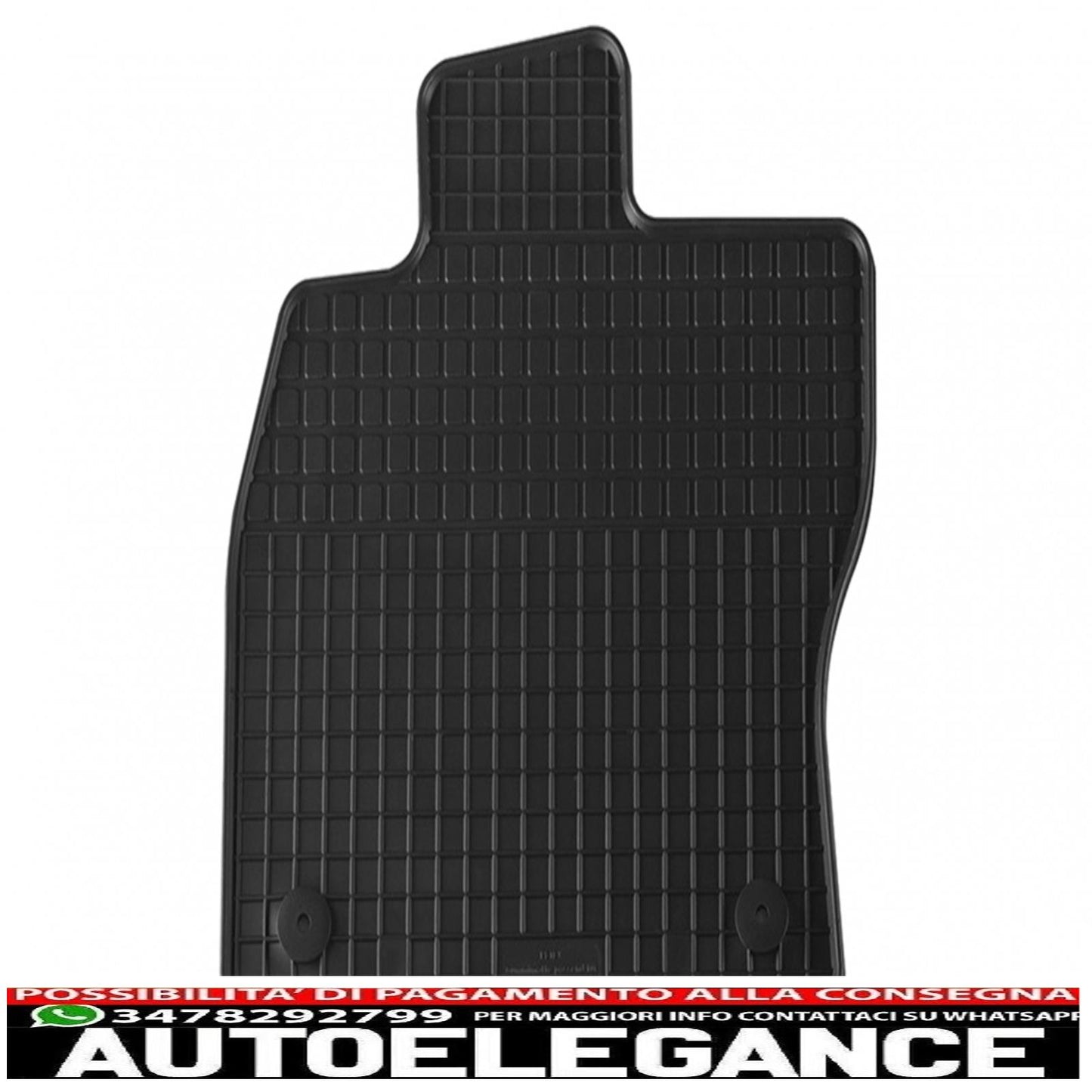 Tappetino in gomma adatto per skoda octavia iii limousine 02/2013, m kombi 05/2013, octavia scout 10/2014