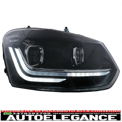fari a led adatti per vw polo mk5 6r 6c (2010-2017) luce di svolta sequenziale dinamica
