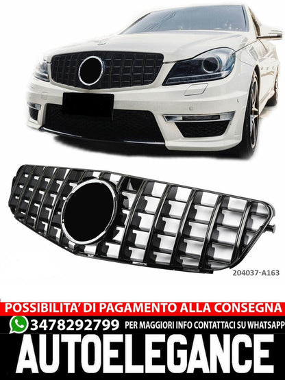 Griglia sportiva per Mercedes W204 nera PANAMERICANA AMG GT GT-R OPTIK