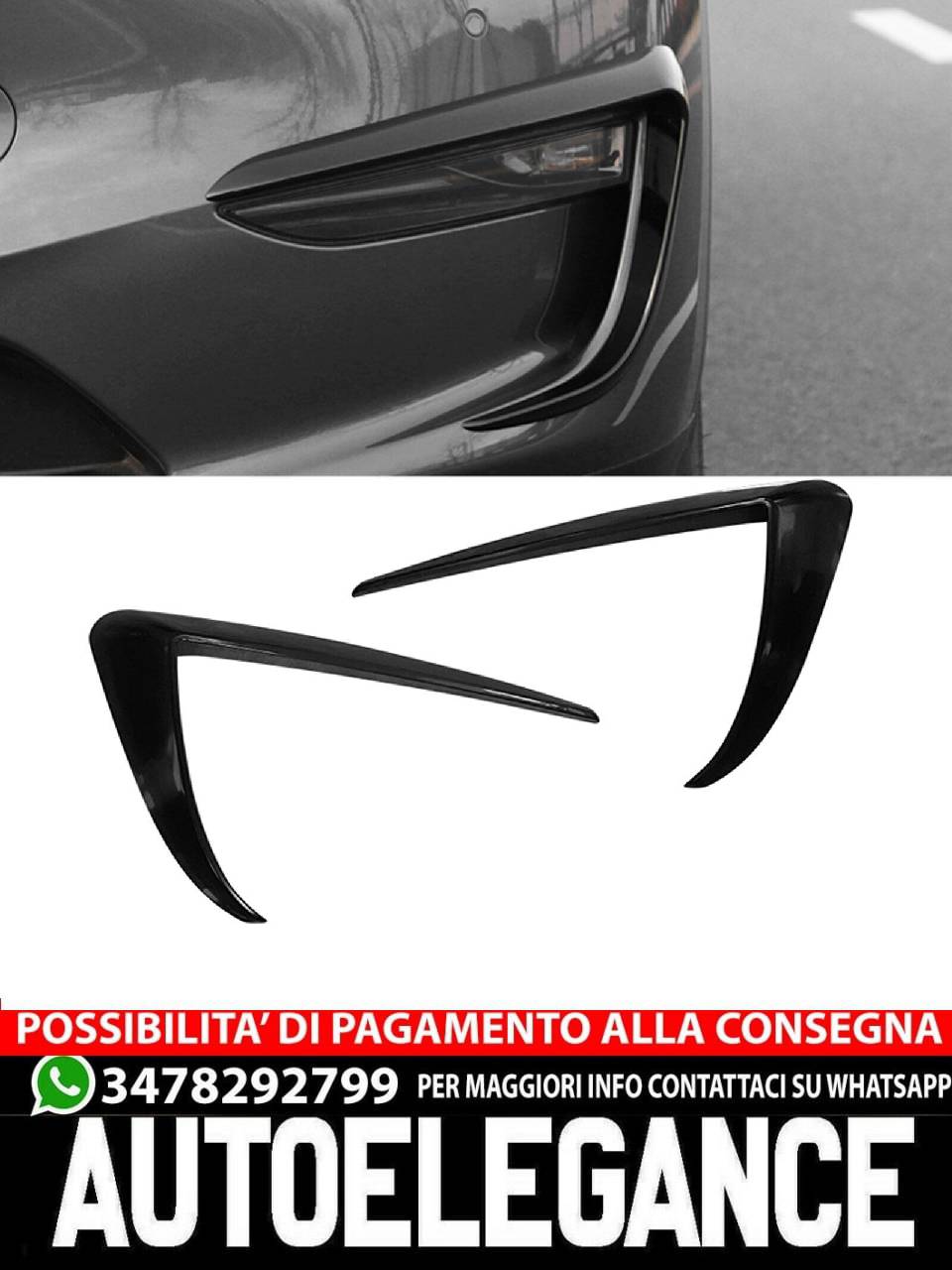 SPLITTER adatto per Tesla Model 3